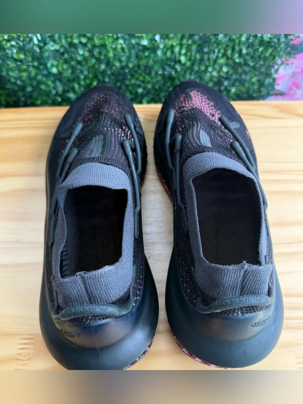 Adidas 4D Fusio Men’s Size 10 Black Orange Pink Running Shoes FZ2414